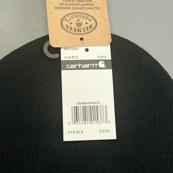 Carhartt Classic Black Beanie - Picture 3 of 4